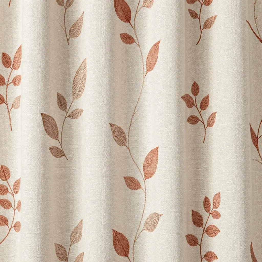 Beautiful custom textile in home setting